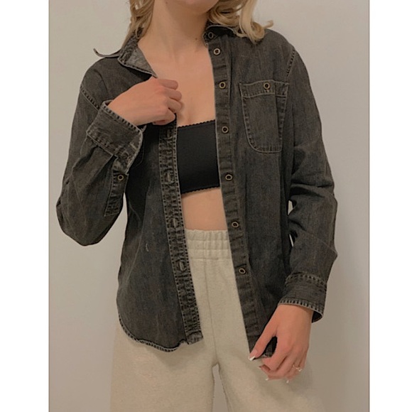 RALPH LAUREN BLACK DENIM JACKET